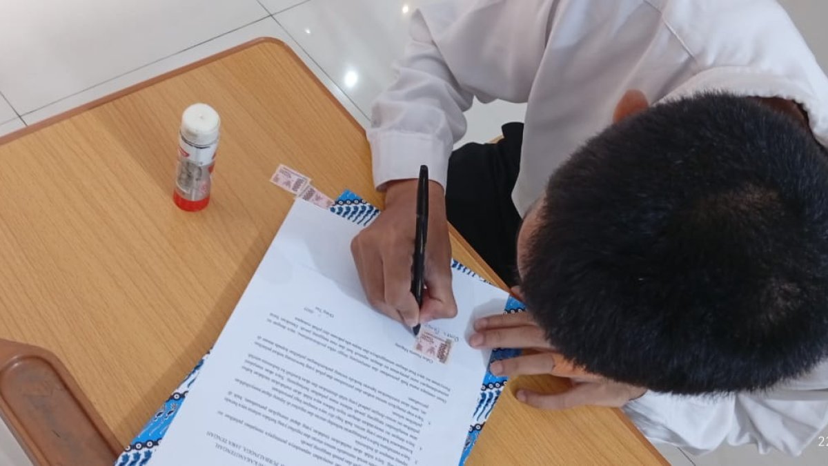 Penandatanganan Kontrak Kerja Siswa SO LPK Yasui Abadi Bidang Pertanian