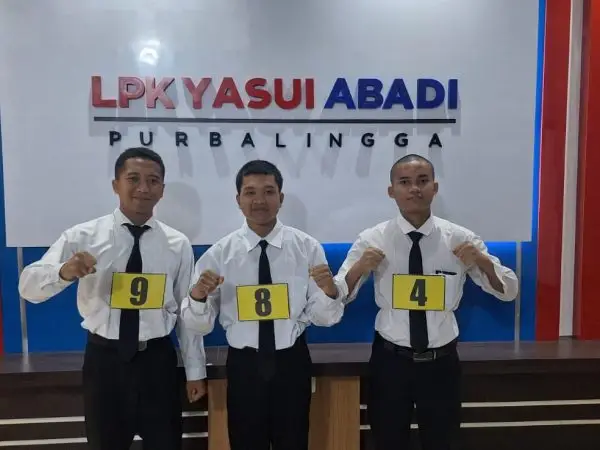 Tiga Siswa LPK Yasui Abadi Lolos Job Tobi