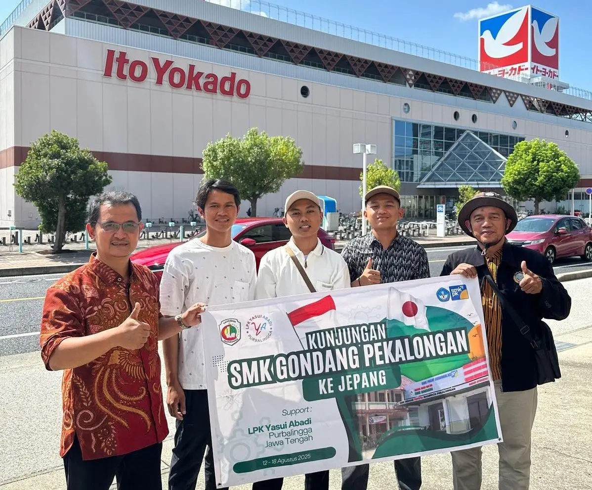 SMK Gondang Pekalongan Mitra Yasui Abadi Laksanakan Tour ke Jepang SMK Gondang Pekalongan Mitra Yasui Abadi Laksanakan Tour ke Jepang